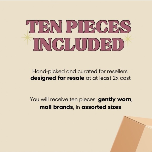 MYSTERY BOX 10 Piece Reseller Box for Resale: Assorted Brands & Size - Picture 3 of 5